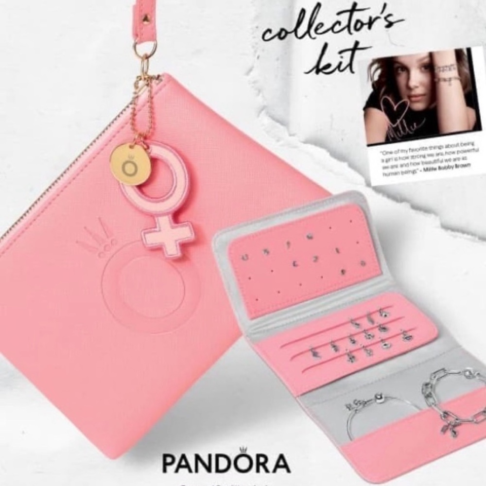 Pandora Me X Millie Bobby Brown Travel Jewelry Wallet